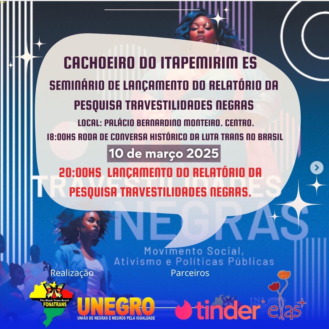 Pesquisa sobre o perfil da população trans e travesti será cinthia